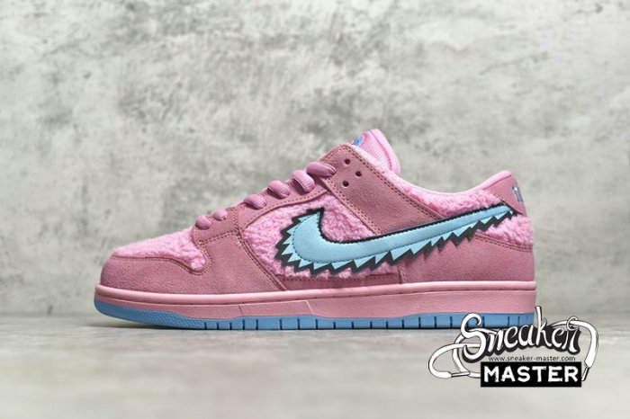 NIKE SB DUNK LOW X GRATEFUL DEAD PINK BEAR PINK/BLUE/FURY CJ5378-600