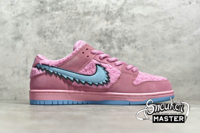 NIKE SB DUNK LOW X GRATEFUL DEAD PINK BEAR PINK/BLUE/FURY CJ5378-600