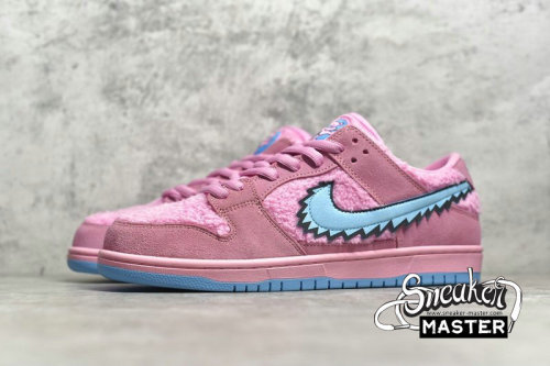NIKE SB DUNK LOW X GRATEFUL DEAD PINK BEAR PINK/BLUE/FURY CJ5378-600