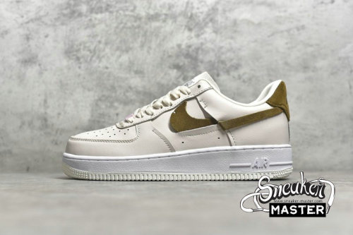 NIKE AIR FORCE 1 LOW VANDALIZED LIGHT OREWOOD BROWN/OLIVE GREY/LIGHT ARCTIC PINK DC1425-100