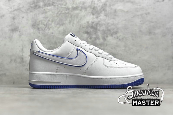 NIKE AIR FORCE 1 LOW 07 WHITE/WHITE/ROYAL BLUE CJ1366-003