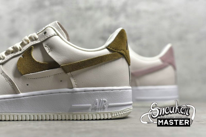 NIKE AIR FORCE 1 LOW VANDALIZED LIGHT OREWOOD BROWN/OLIVE GREY/LIGHT ARCTIC PINK DC1425-100