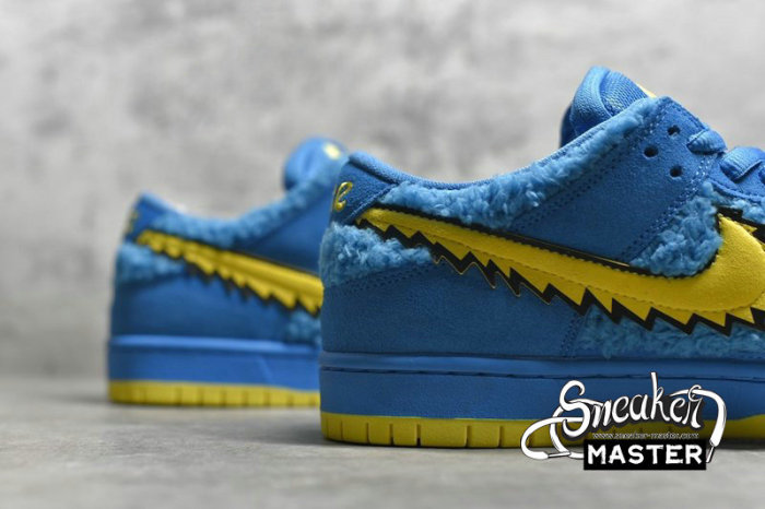 NIKE SB DUNK LOW X GRATEFUL DEAD BULE BEAR SKY BLUE/YELLOW CJ5378-400