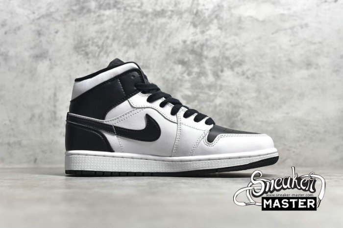 NIKE AIR JORDAN 1 MID WHITE/BLACK/RED BQ6472-101