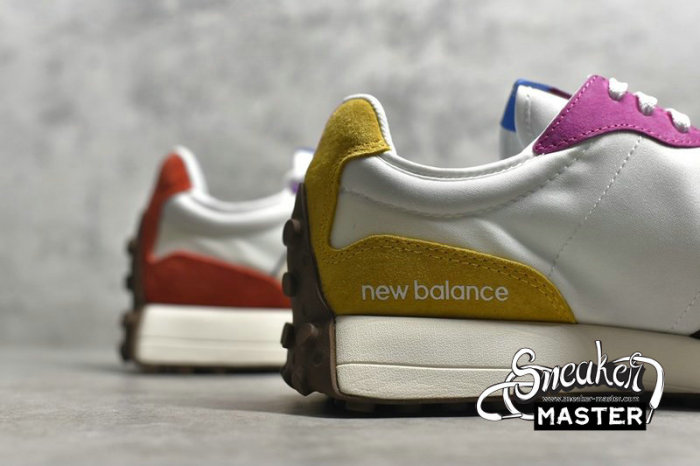 NEW BALANCE 327 RUNNING SHOES PRIDE COLLECTION WHITE/MULTI-COLOR MS327PRD