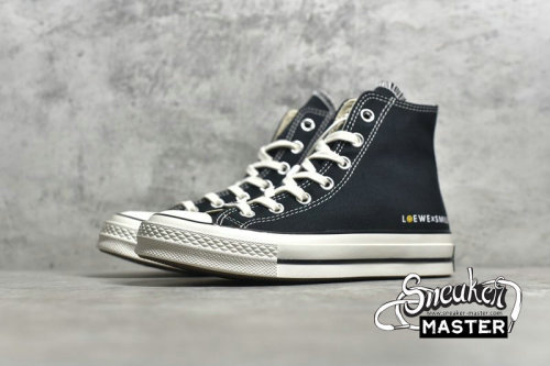 CONVERSE CHUCK TAYLOR 70S ALL-STAR HIGH X SMILEY BLACK/WHITE/YELLOW 169086C