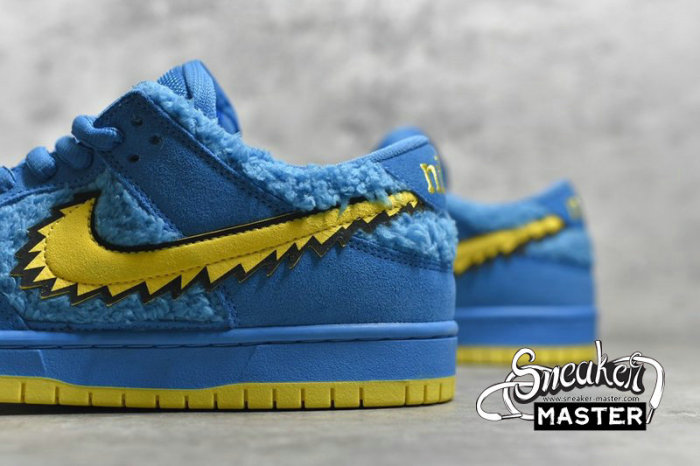 NIKE SB DUNK LOW X GRATEFUL DEAD BULE BEAR SKY BLUE/YELLOW CJ5378-400