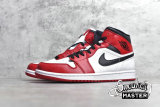 NIKE AIR JORDAN 1 MID CHICAGO WHITE/GYM RED/BLACK 554724-173