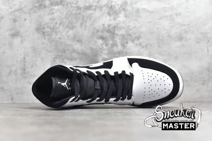 NIKE AIR JORDAN 1 RETRO MID TUXEDO BLACK/BLACK/WHITE 554724-113