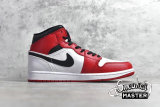 NIKE AIR JORDAN 1 MID CHICAGO WHITE/GYM RED/BLACK 554724-173