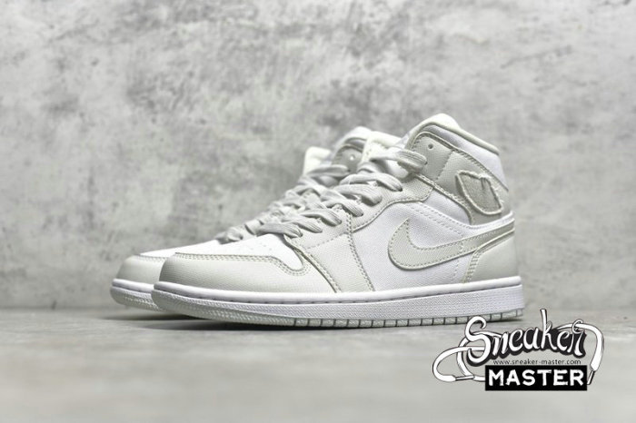NIKE AIR JORDAN 1 MID SPRUCE AURA WHITE/WHITE/SPRUCE AURA CV5280-103