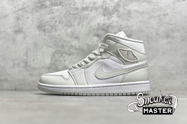 NIKE AIR JORDAN 1 MID SPRUCE AURA WHITE/WHITE/SPRUCE AURA CV5280-103
