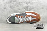 NEW BALANCE 327 RUNNING SHOES RUST BROWN BROWN/GREY/WHITE MS327JC1