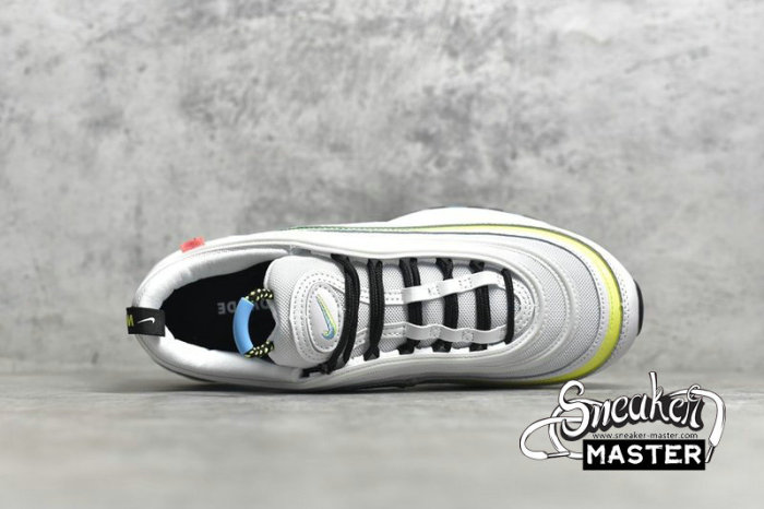 NIKE AIR MAX 97 WORLDWIDE PACK WHITE/BLUE FURY/BLACK/VOLT CZ5607-100
