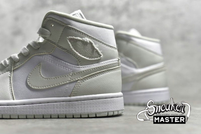 NIKE AIR JORDAN 1 MID SPRUCE AURA WHITE/WHITE/SPRUCE AURA CV5280-103