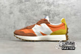NEW BALANCE 327 RUNNING SHOES VARSITY ORANGE VARSITY ORANGE/ASPEN GOLD MS327CLA