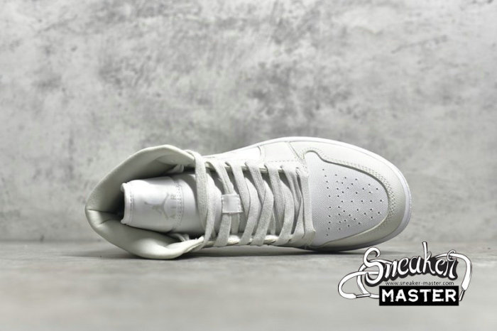 NIKE AIR JORDAN 1 MID SPRUCE AURA WHITE/WHITE/SPRUCE AURA CV5280-103