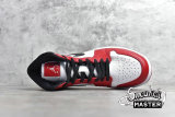 NIKE AIR JORDAN 1 MID CHICAGO WHITE/GYM RED/BLACK 554724-173