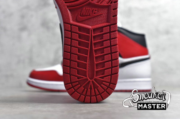 NIKE AIR JORDAN 1 MID CHICAGO WHITE/GYM RED/BLACK 554724-173