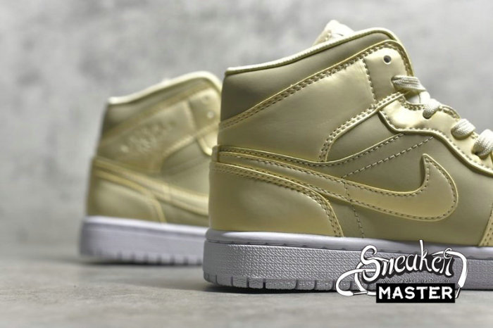 NIKE AIR JORDAN 1 MID LEMON YELLOW GOOSE FEATHER YELLOW/LEMON YELLOW-WHITE CK6587-200