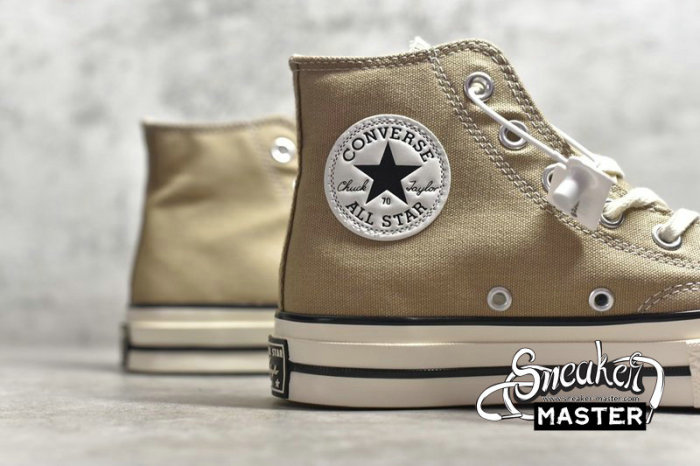 CONVERSE CHUCK TAYLOR ALL-STAR 70S HIGH NOMAD KHAKI/BLACK/EGRET 168504C
