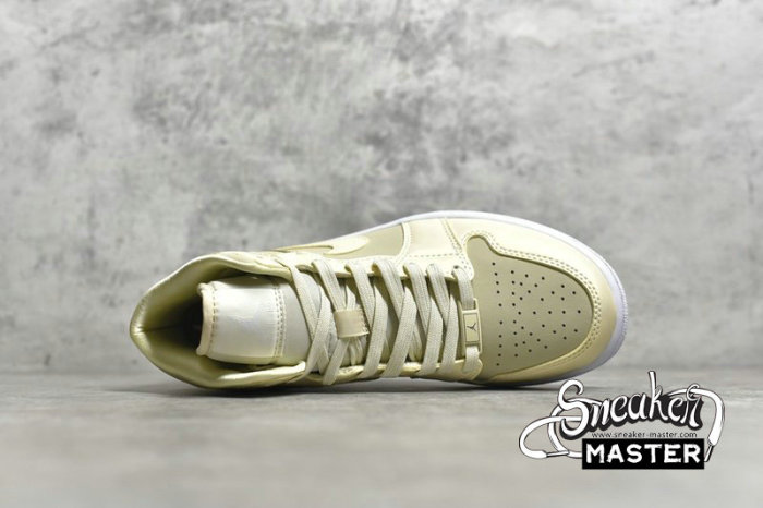 NIKE AIR JORDAN 1 MID LEMON YELLOW GOOSE FEATHER YELLOW/LEMON YELLOW-WHITE CK6587-200