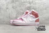 NIKE AIR JORDAN 1 MID DIGITAL PINK/WHITE/PINK FOAM/SAIL CW5379-600