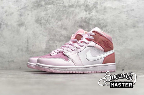 NIKE AIR JORDAN 1 MID DIGITAL PINK/WHITE/PINK FOAM/SAIL CW5379-600