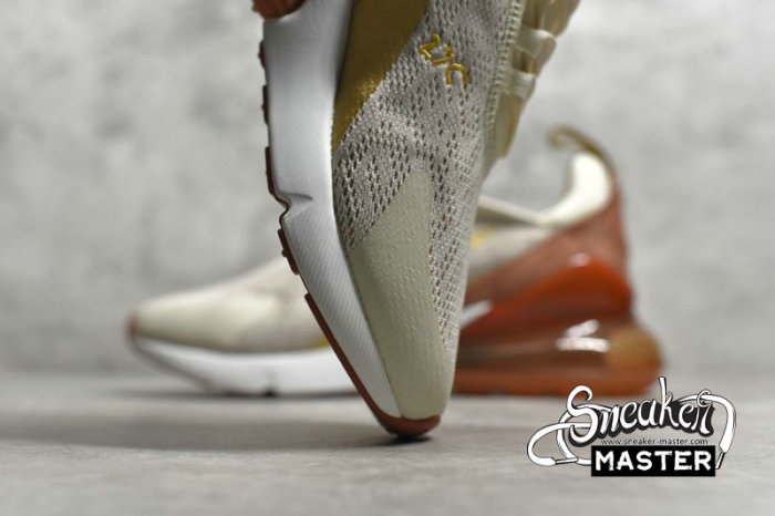 NIKE AIR MAX 270 LIGHT CREAM LIGHT CREAM/METALLIC GOLD-TERRA BLUSH AH6789-203
