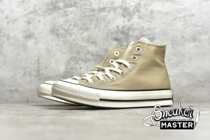 CONVERSE CHUCK TAYLOR ALL-STAR 70S HIGH NOMAD KHAKI/BLACK/EGRET 168504C