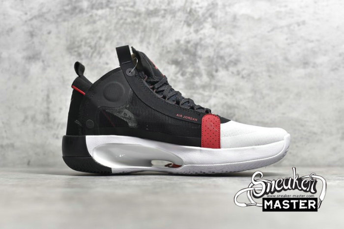 NIKE AIR JORDAN 34 PF BRED WHITE/UNIVERSITY RED/BLACK BQ3381-100