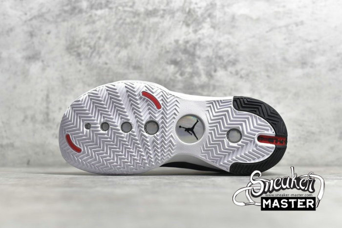 NIKE AIR JORDAN 34 PF BRED WHITE/UNIVERSITY RED/BLACK BQ3381-100