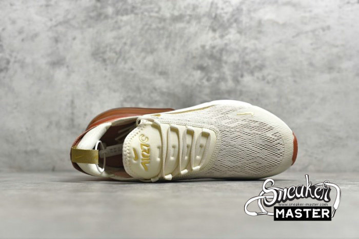 NIKE AIR MAX 270 LIGHT CREAM LIGHT CREAM/METALLIC GOLD-TERRA BLUSH AH6789-203