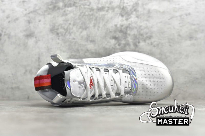 NIKE AIR JORDAN 34 GS UNITE WHITE/METALLIC SILVER BQ3384-101