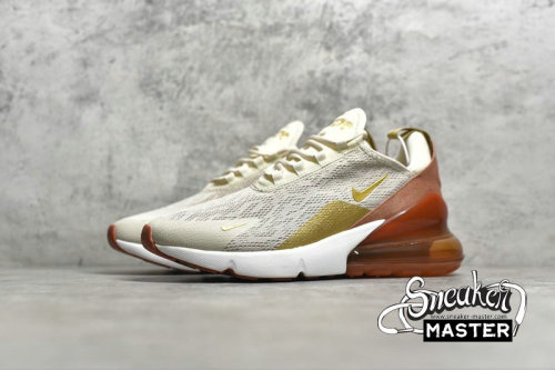 NIKE AIR MAX 270 LIGHT CREAM LIGHT CREAM/METALLIC GOLD-TERRA BLUSH AH6789-203