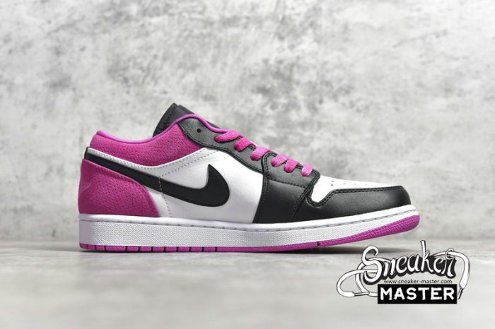 NIKE AIR JORDAN 1 LOW SE FUCHSIA BLACK/ACTIVE FUCHSIA-WHITE CK3022-005