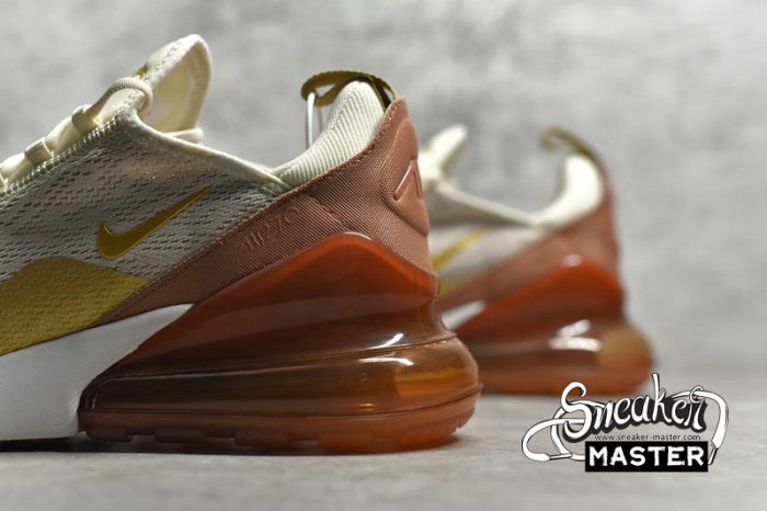 NIKE AIR MAX 270 LIGHT CREAM LIGHT CREAM/METALLIC GOLD-TERRA BLUSH AH6789-203