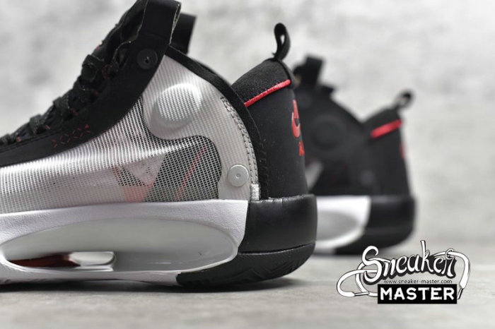 NIKE AIR JORDAN 34 PF BRED WHITE/UNIVERSITY RED/BLACK BQ3381-100