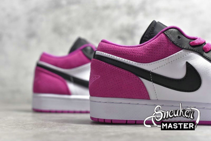 NIKE AIR JORDAN 1 LOW SE FUCHSIA BLACK/ACTIVE FUCHSIA-WHITE CK3022-005
