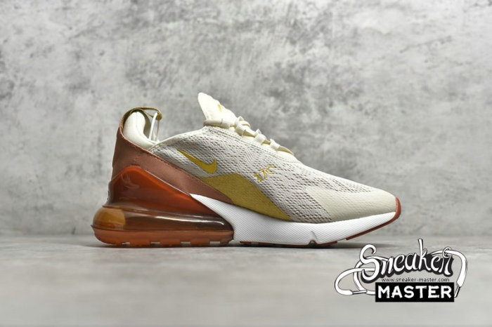 NIKE AIR MAX 270 LIGHT CREAM LIGHT CREAM/METALLIC GOLD-TERRA BLUSH AH6789-203