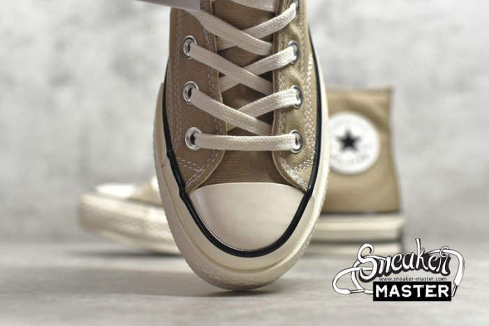 CONVERSE CHUCK TAYLOR ALL-STAR 70S HIGH NOMAD KHAKI/BLACK/EGRET 168504C