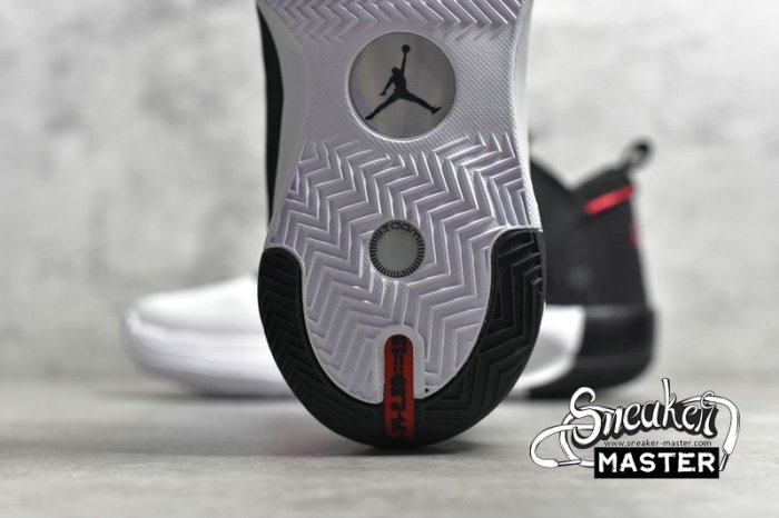 NIKE AIR JORDAN 34 PF BRED WHITE/UNIVERSITY RED/BLACK BQ3381-100