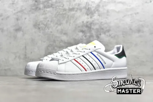 ADIDAS SUPERSTAR OLYMPICS SHOES FOOTWEAR WHITE/FOOTWEAR WHITE-CORE BLACK FY2325