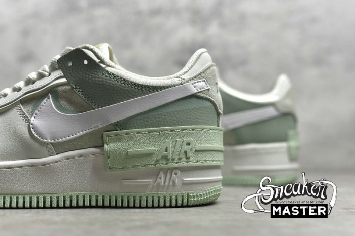 NIKE AIR FORCE 1 SHADOW SPRUCE AURA/WHITE/PISTACHIO FROST CW2655-001