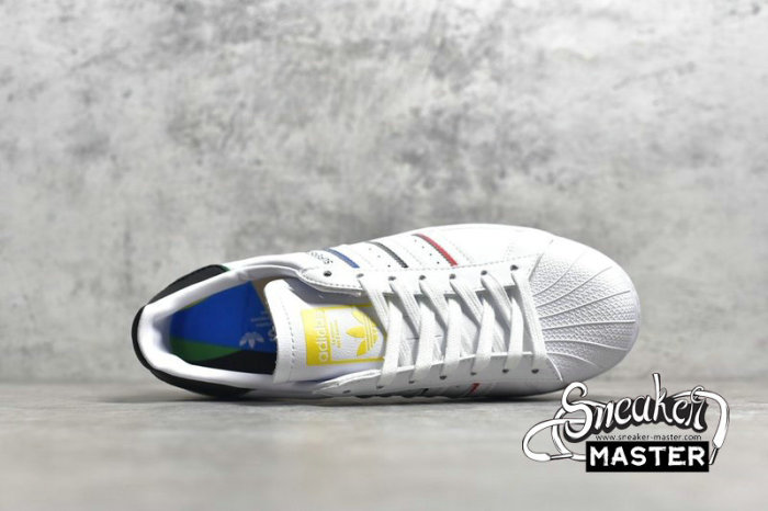 ADIDAS SUPERSTAR OLYMPICS SHOES FOOTWEAR WHITE/FOOTWEAR WHITE-CORE BLACK FY2325