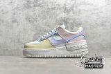 NIKE AIR FORCE 1 SHADOW PASTEL SUMMIT WHITE/GLACIER BLUE/FOSSIL/GHOST CI0919-106