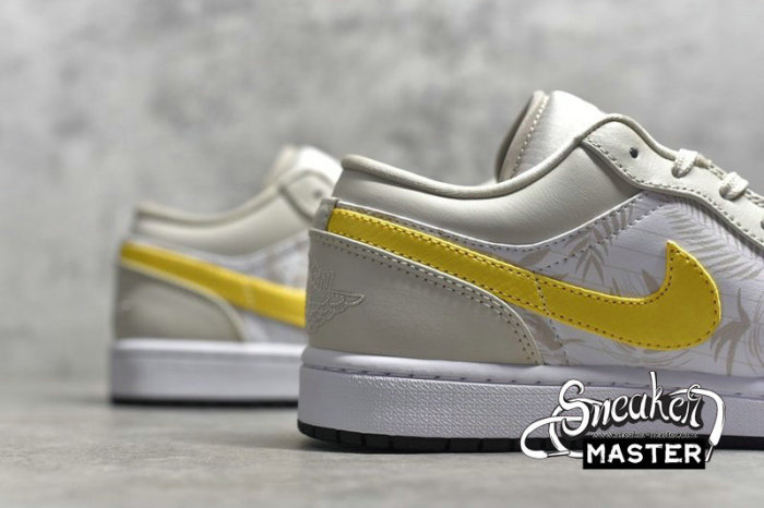 NIKE AIR JORDAN 1 LOW OREWOOD BROWN LIGHT OREWOOD BROWN/AMARILLO/WHITE/LASER BLUE CK3022-107
