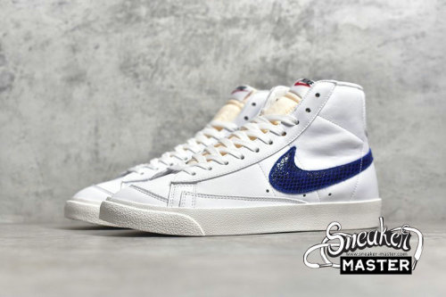 NIKE BLAZER MID 77 WHITE/UNIVERSITY RED/RACER BLUE CW7073-100