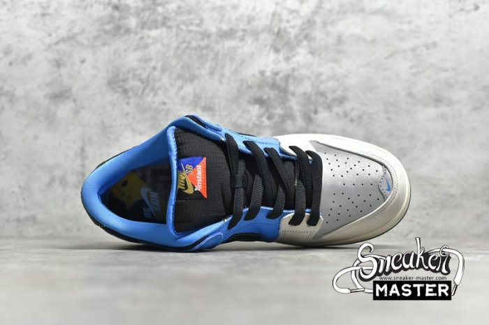 NIKE DUNK LOW PRO SB QS X INSTANT SKATEBOARDS BLUE HERO/PALE IVORY/BLACK CZ5128-400