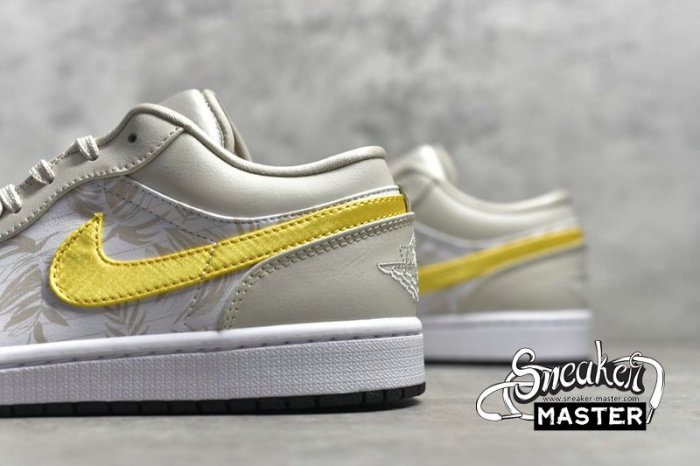 NIKE AIR JORDAN 1 LOW OREWOOD BROWN LIGHT OREWOOD BROWN/AMARILLO/WHITE/LASER BLUE CK3022-107